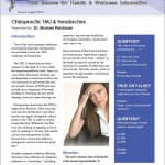 Chiropractic TMJ & Headaches1