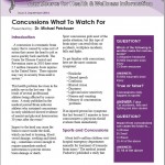 Concussions What To Watch For1